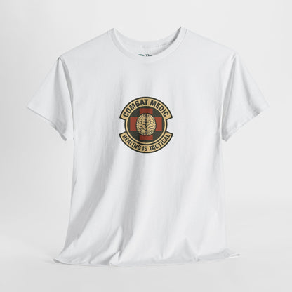 Combat Medic T-Shirt – Healing Is Tactical Graphic Tee