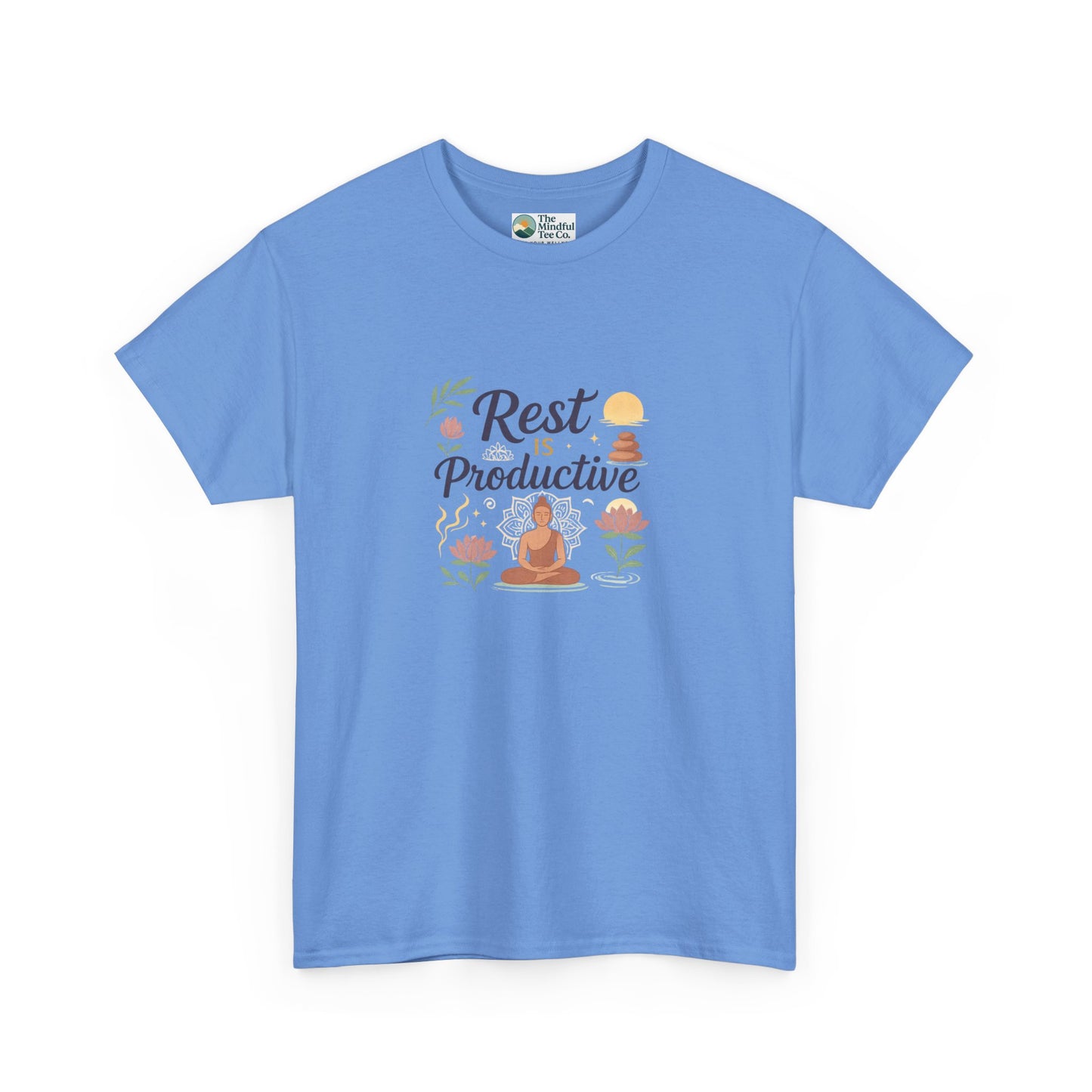 Rest Is Productive T-Shirt – Mindfulness & Meditation Tee