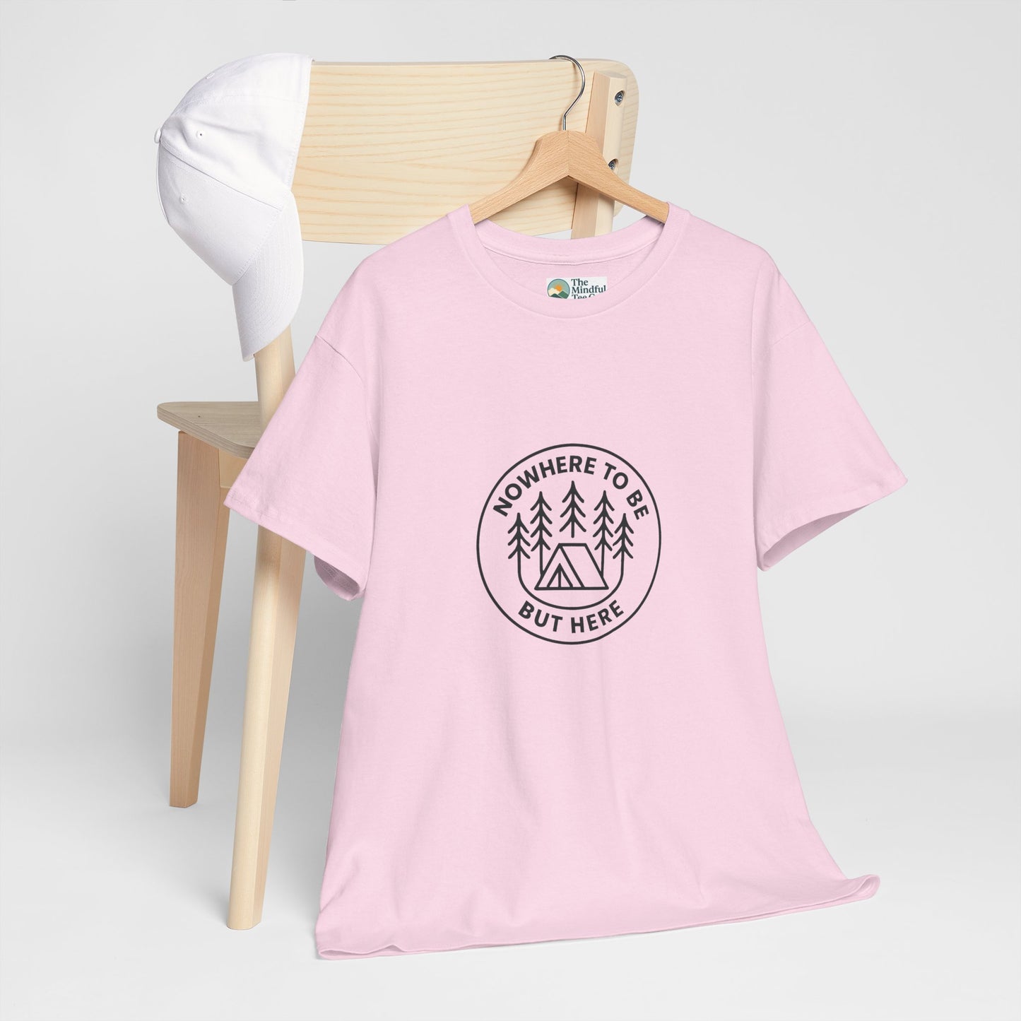 Nowhere to Be But Here T-Shirt – Nature Mindfulness Tee