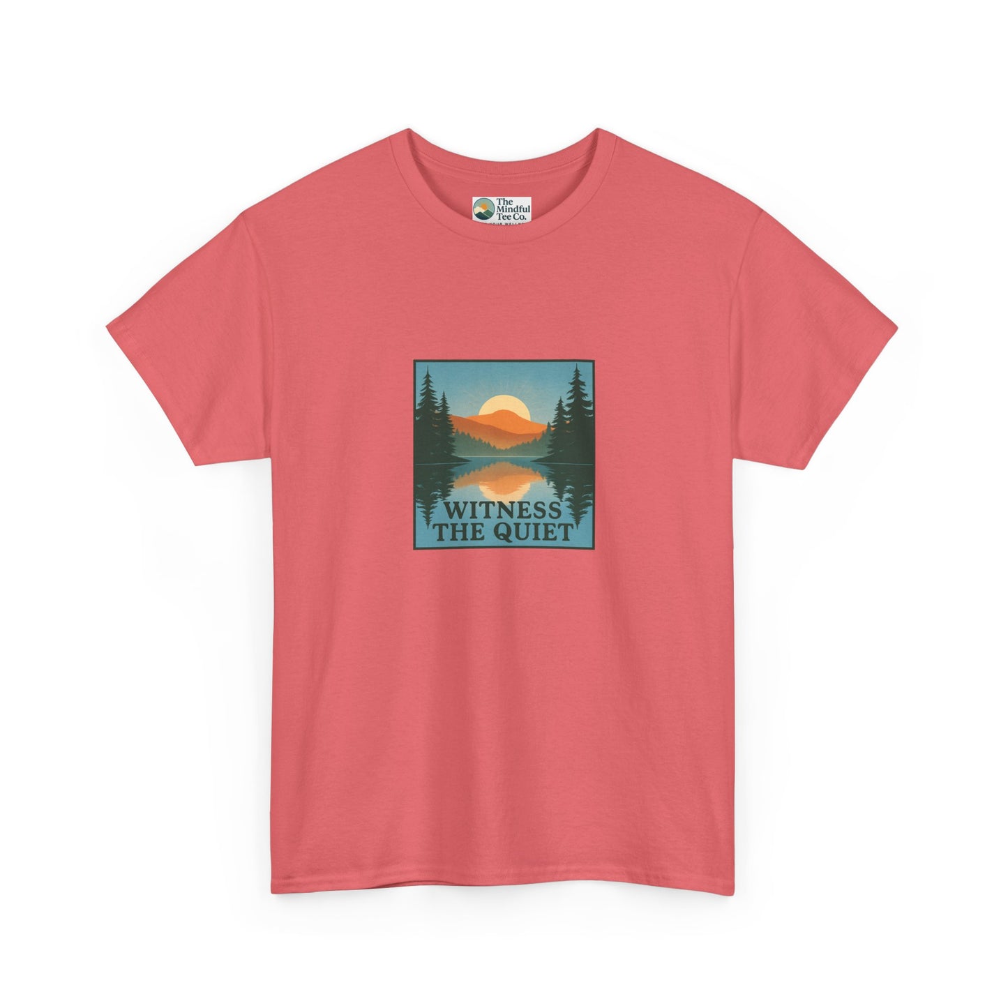 Witness the Quiet T-Shirt - Nature Mindfulness Reflection Tee