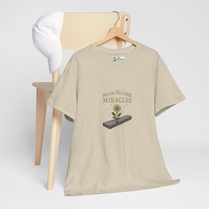 Notice the Little Miracles T-Shirt – Inspirational Mindfulness Tee