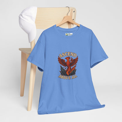 Ascend Above All T-Shirt – Phoenix Rising Strength Design