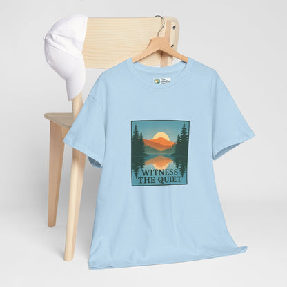 Witness the Quiet Reflection T-Shirt - Nature Mindfulness Tee