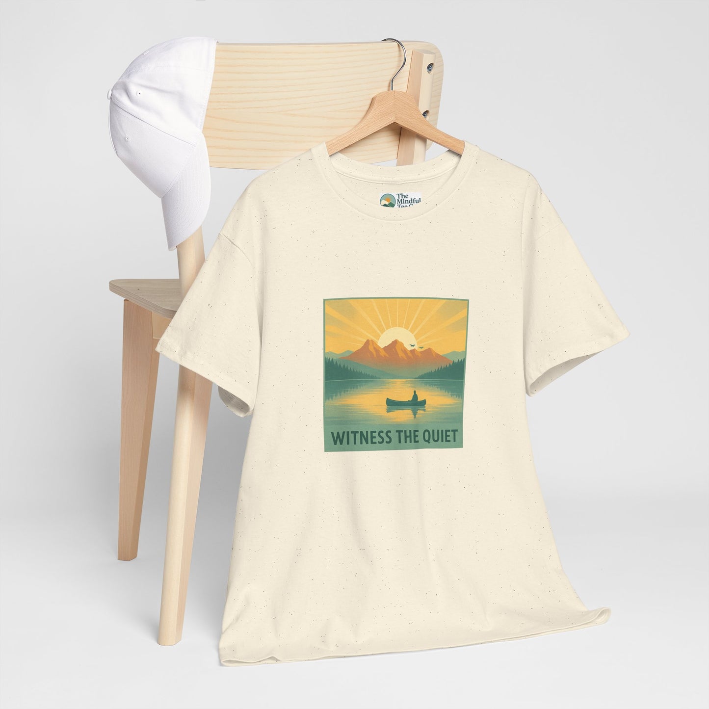 Witness the Quiet Canoe T-Shirt – Nature Mindfulness  Tee
