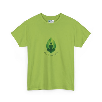 Stay in the Green T-Shirt – Minimalist Meditation Tee