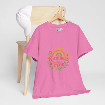 Kindness Is Free T-Shirt – Rainbow Positivity Tee