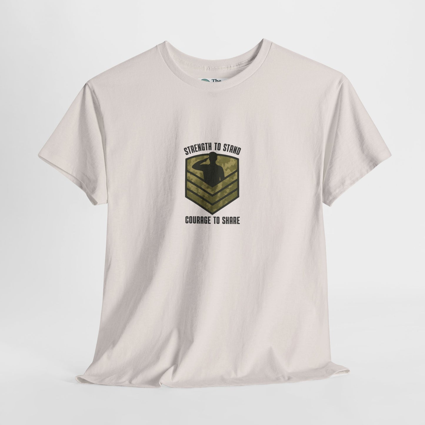 Strength to Stand, Courage to Share T-Shirt – Military Mental Health  Tee