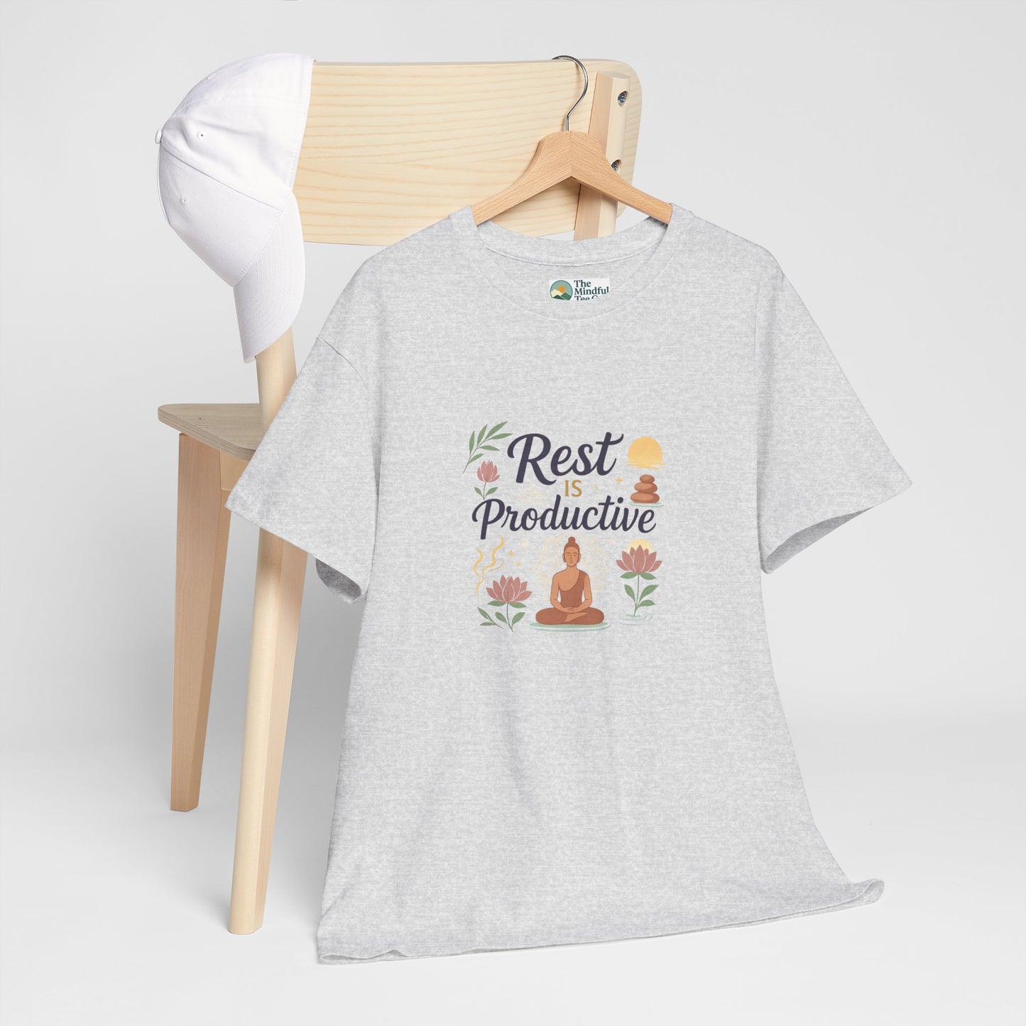 Rest Is Productive T-Shirt – Mindfulness & Meditation Tee