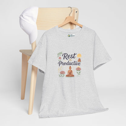 Rest Is Productive T-Shirt – Mindfulness & Meditation Tee