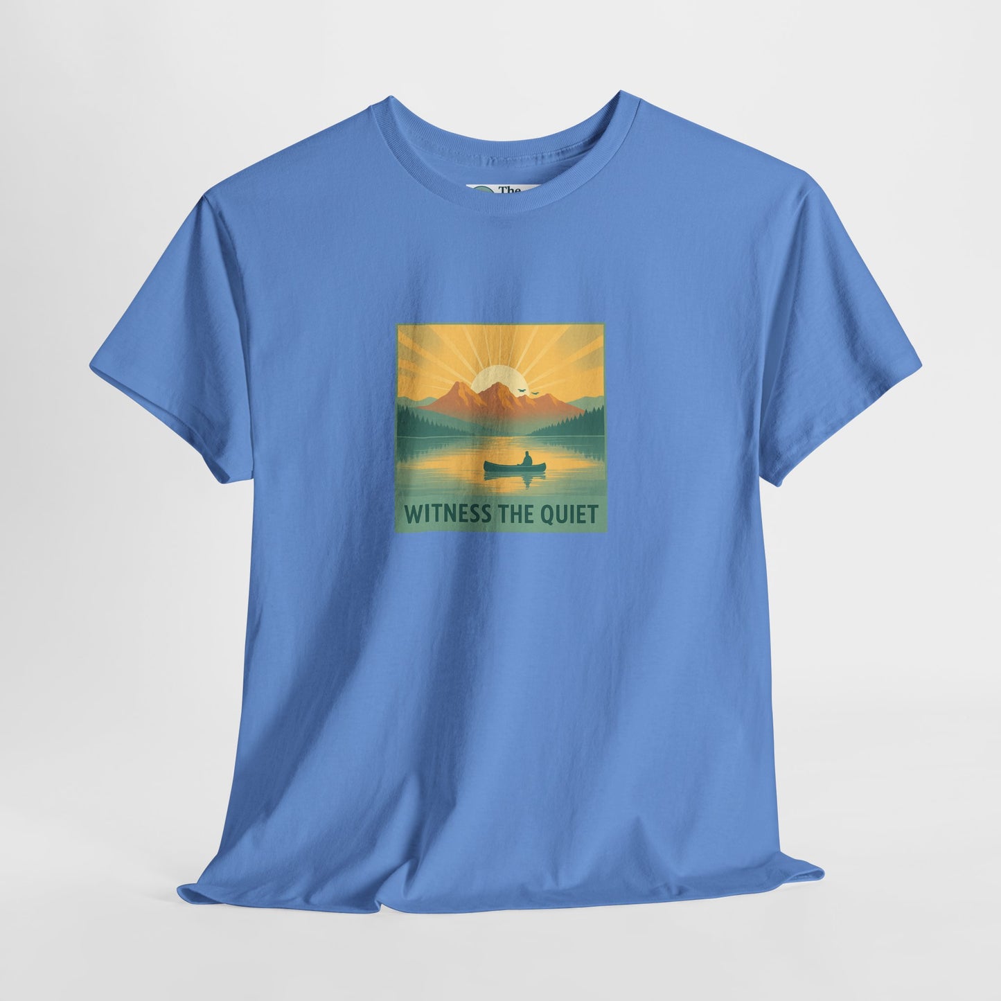 Witness the Quiet T-Shirt - Nature Mindfulness Canoe  Tee