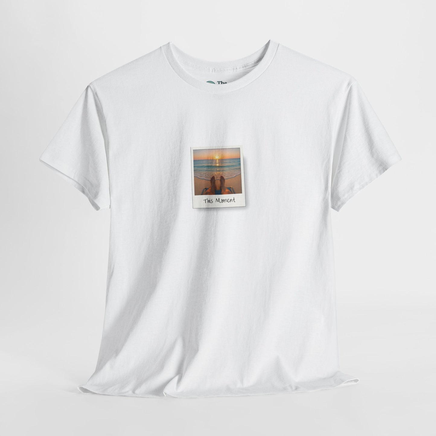 This Moment T-Shirt - Ocean Sunset Mindfulness Tee