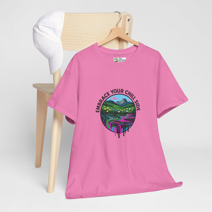 Embrace Your Chill Side T-Shirt - Alpine Meadow Meltdown Tee