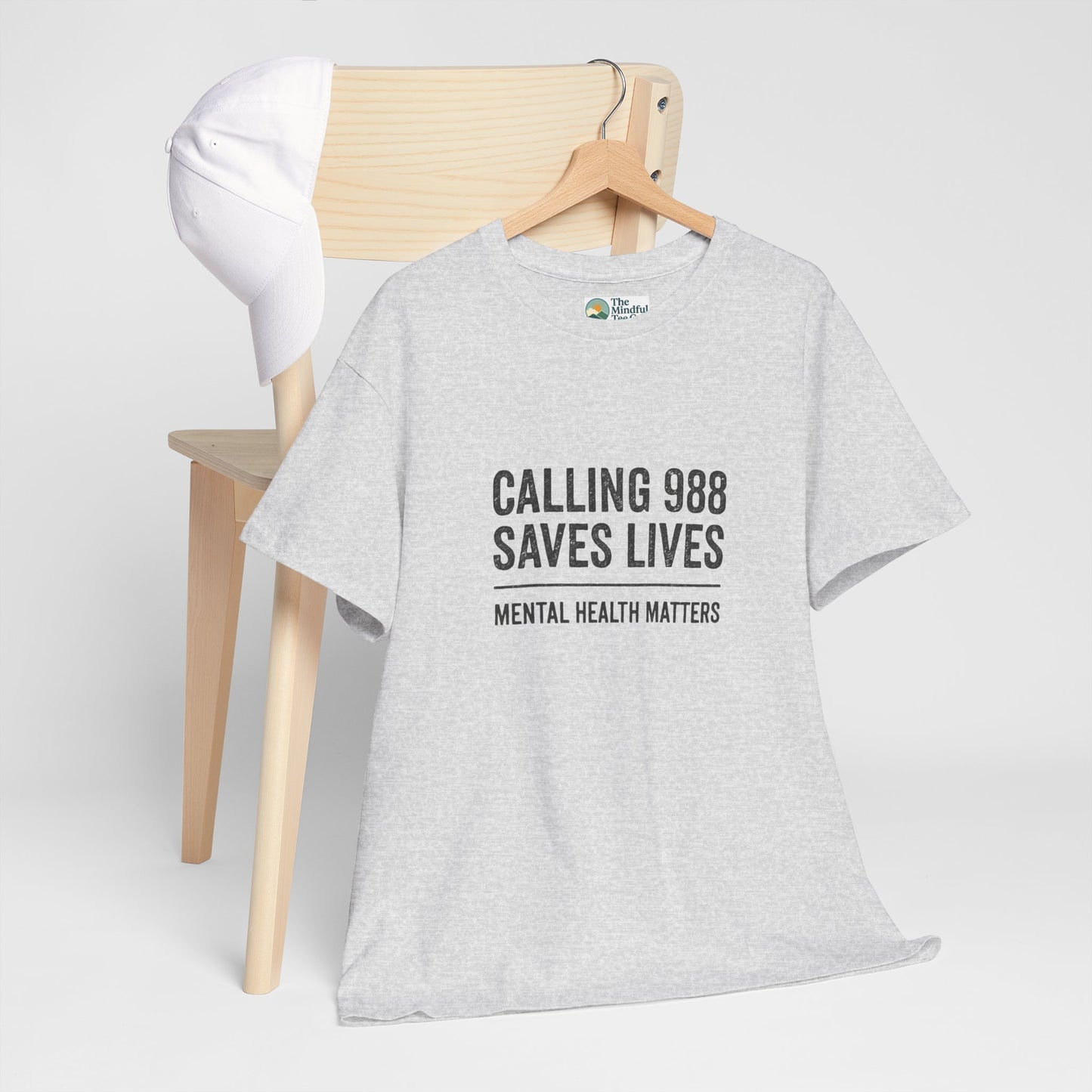 Calling 988 Saves Lives T-Shirt - Mental Health Awareness