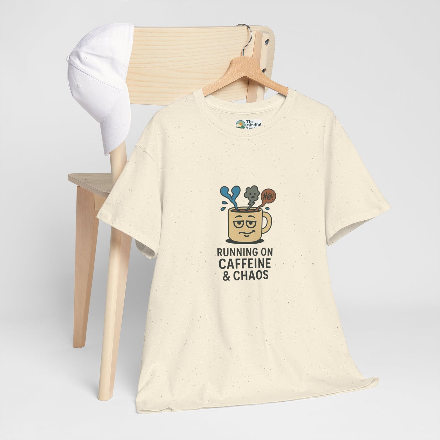 Running on Caffeine & Chaos T-Shirt – Funny Coffee Lover Tee