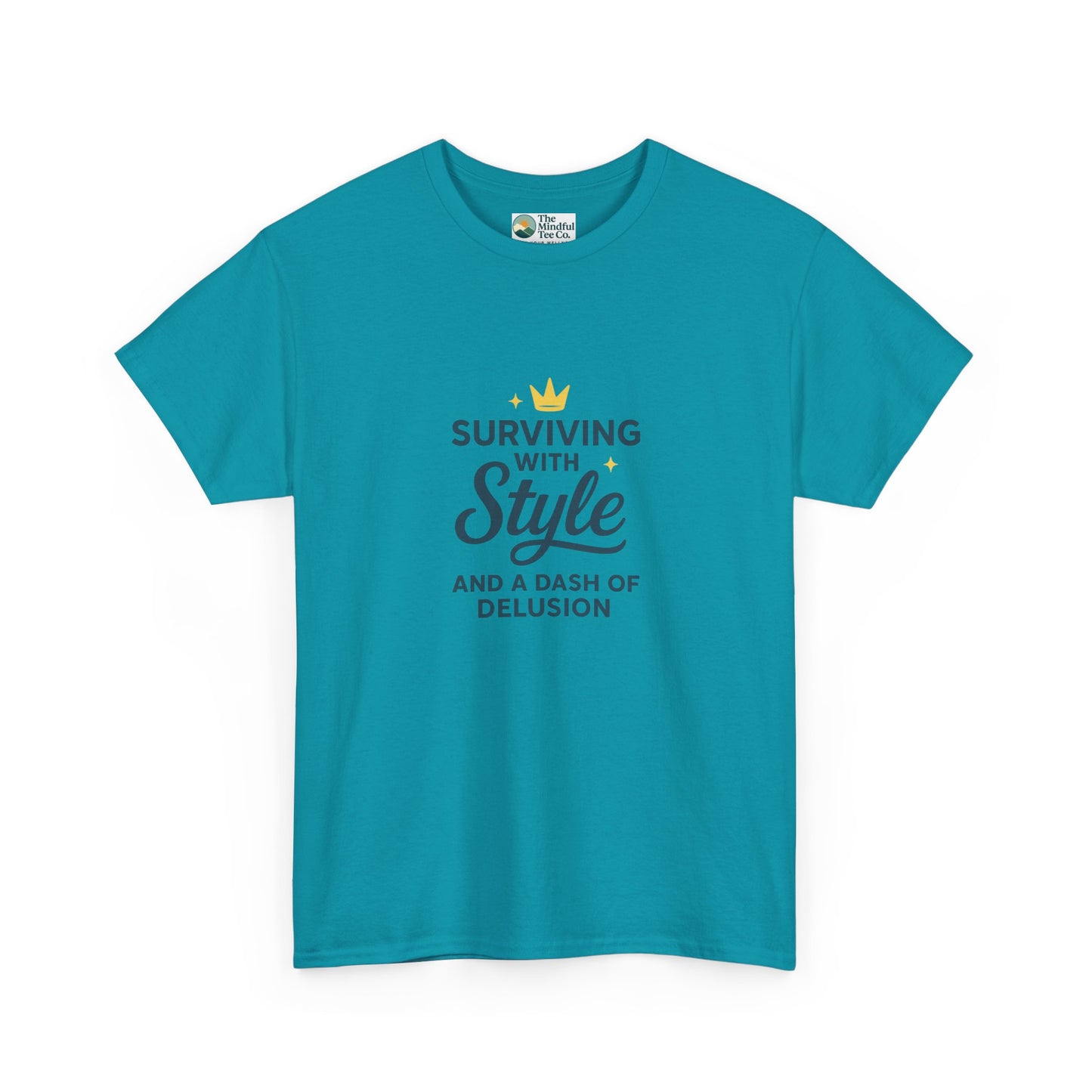 Surviving with Style T-Shirt – Mental Health & Self-Care Tee