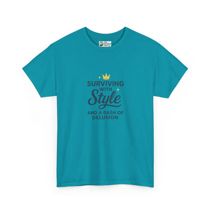 Surviving with Style T-Shirt – Mental Health & Self-Care Tee