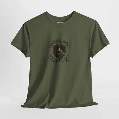 Illumination Is Strength T-Shirt – Military Resilience & Awareness  Tee