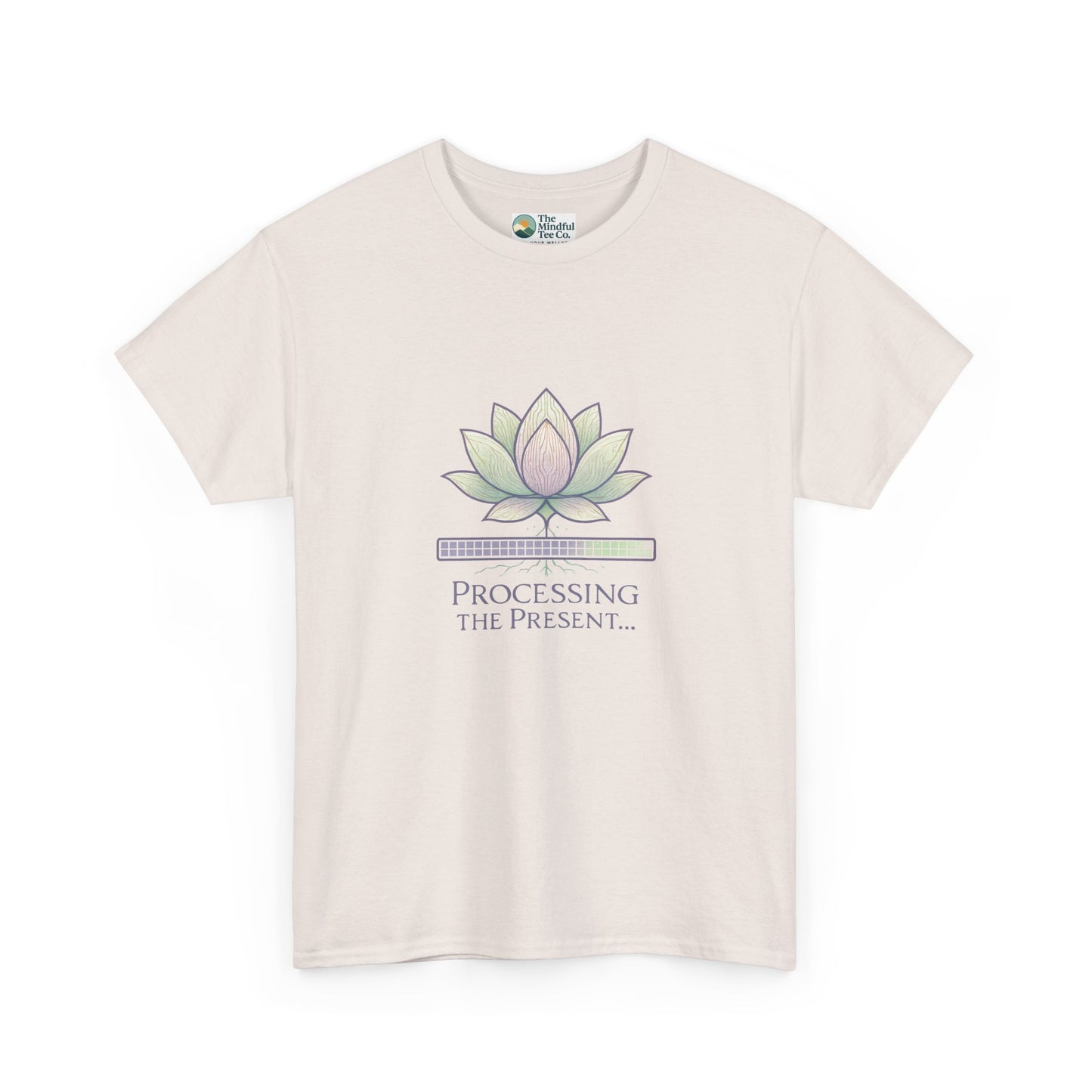 Processing the Present T-Shirt – Mindfulness & Balance Tee