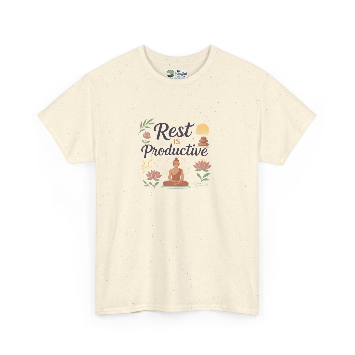 Rest Is Productive T-Shirt – Mindfulness & Meditation Tee