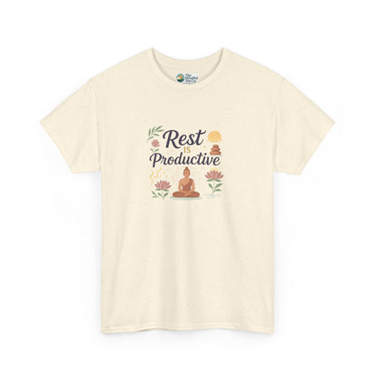 Rest Is Productive T-Shirt – Mindfulness & Meditation Tee