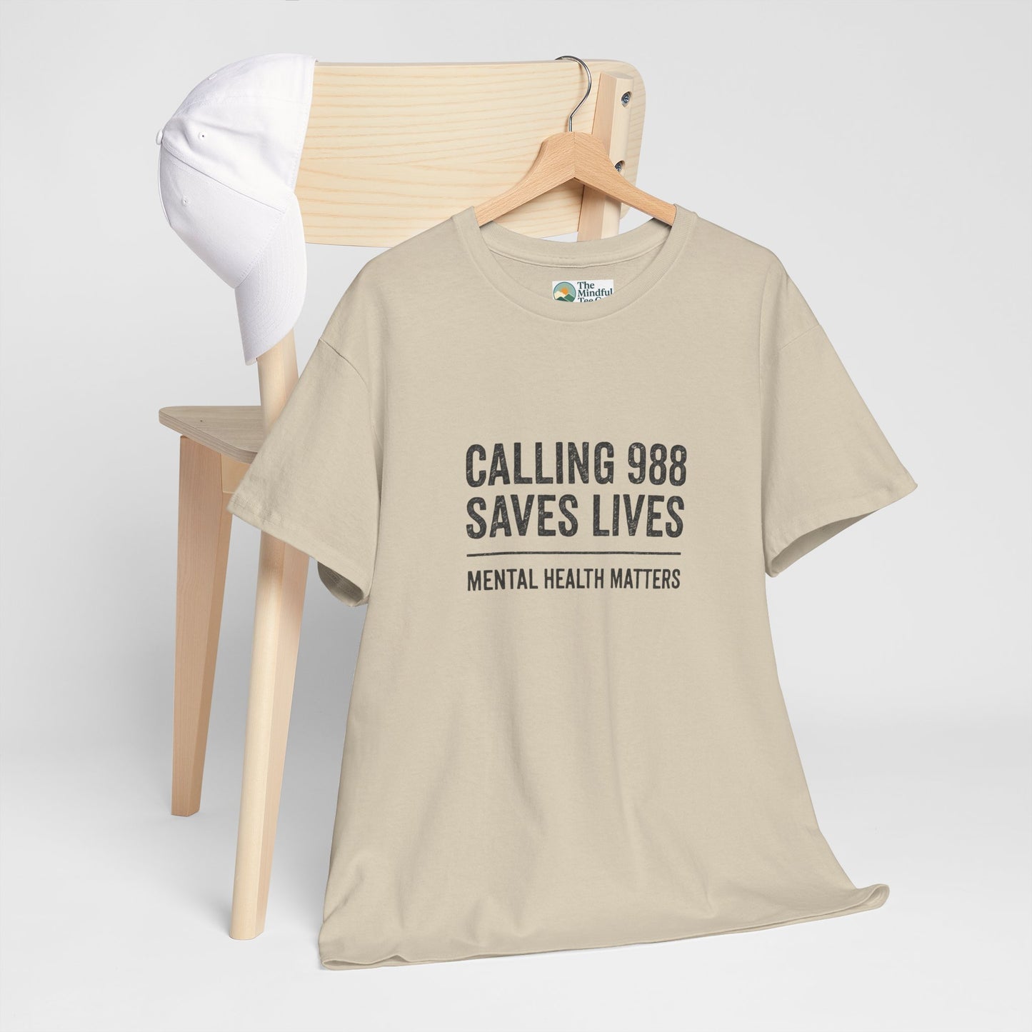 Calling 988 Saves Lives T-Shirt - Mental Health Awareness