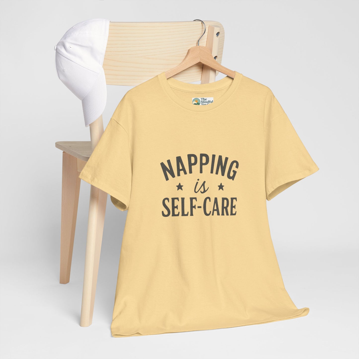 Napping Is Self-Care T-Shirt – Funny Mental Health Tee