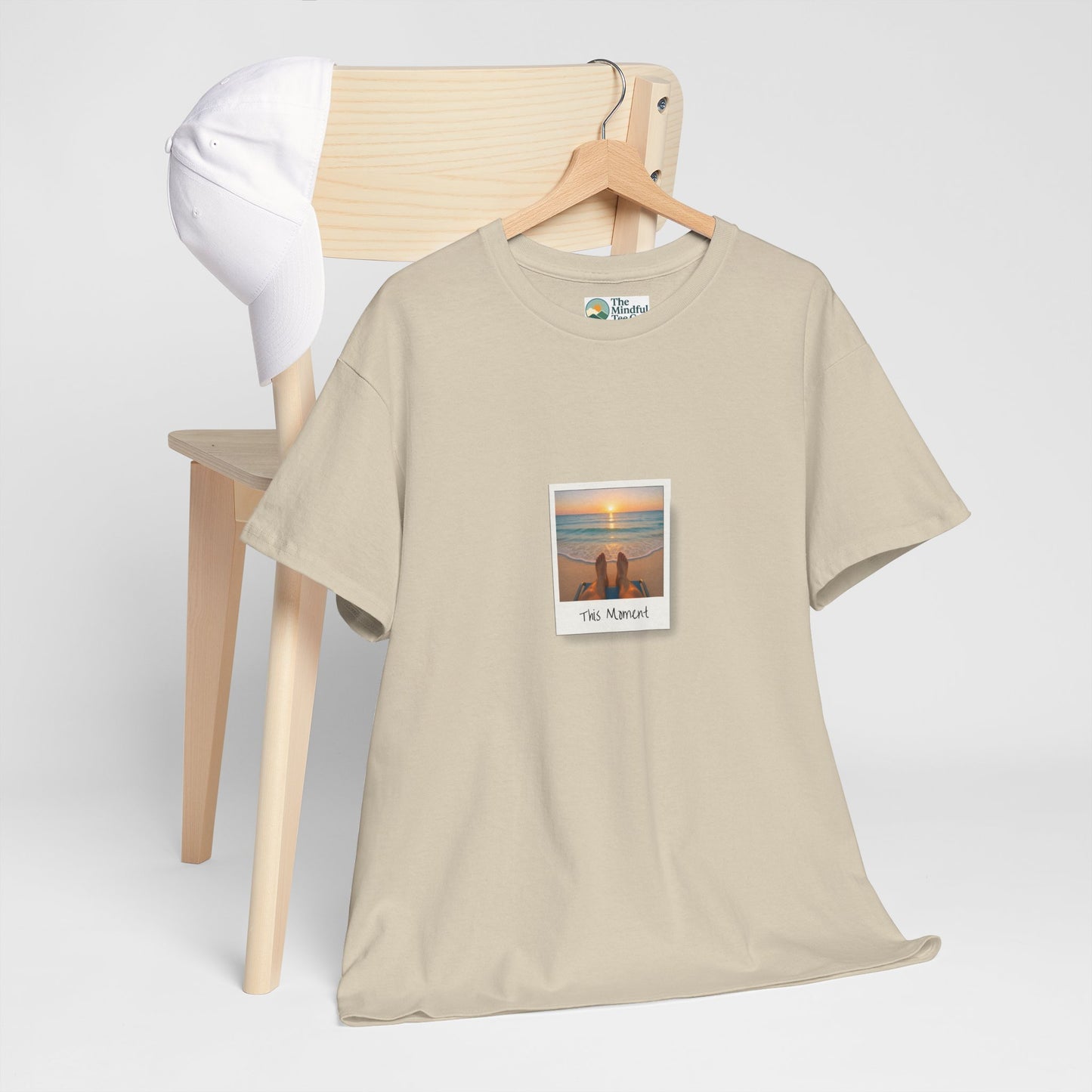 This Moment T-Shirt - Ocean Sunset Mindfulness Tee
