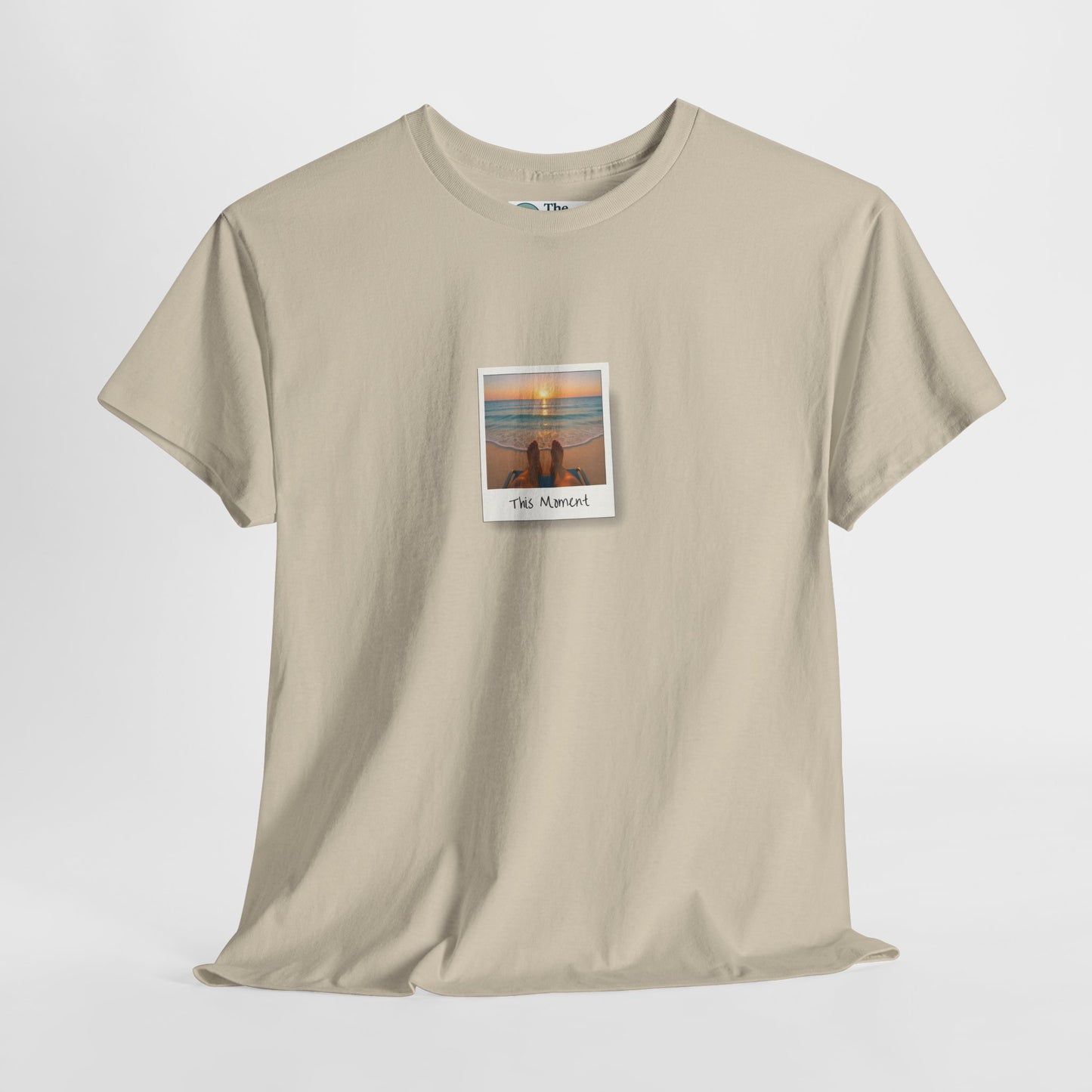 This Moment T-Shirt - Ocean Sunset Mindfulness Tee