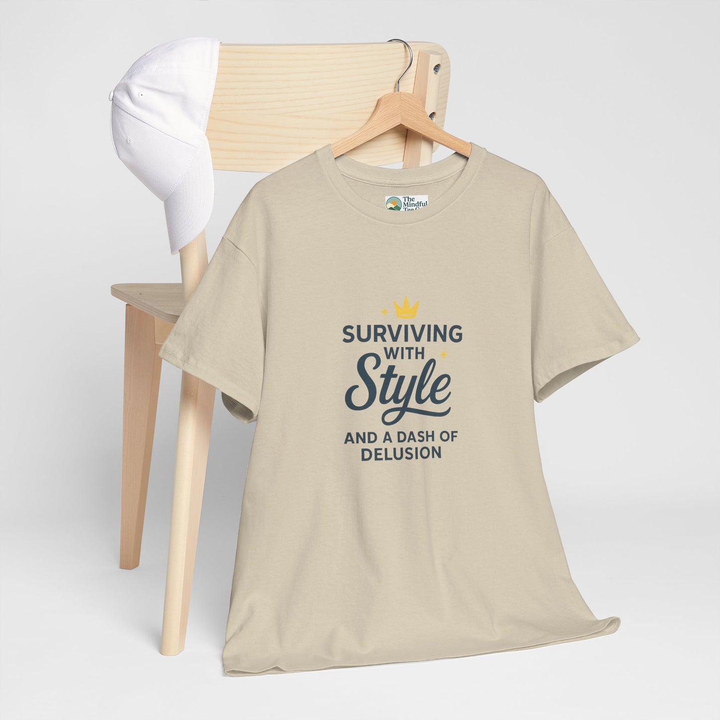 Surviving with Style T-Shirt – Mental Health & Self-Care Tee