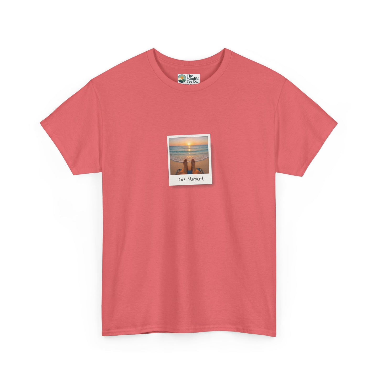This Moment T-Shirt - Ocean Sunset Mindfulness Tee