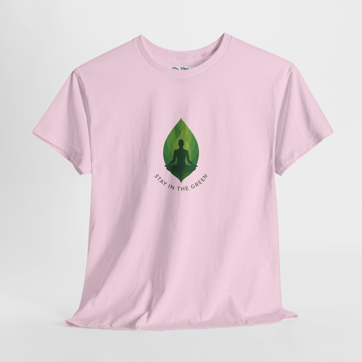 Stay in the Green T-Shirt – Minimalist Meditation Tee