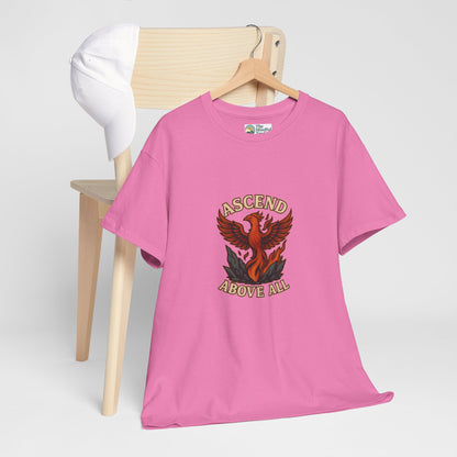 Ascend Above All T-Shirt – Phoenix Rising Strength Design