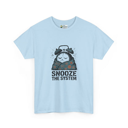 Snooze the System T-Shirt – Anti-Hustle Graphic Tee