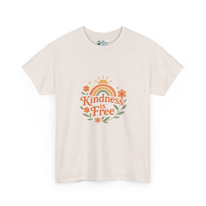 Kindness Is Free T-Shirt – Rainbow Positivity Tee