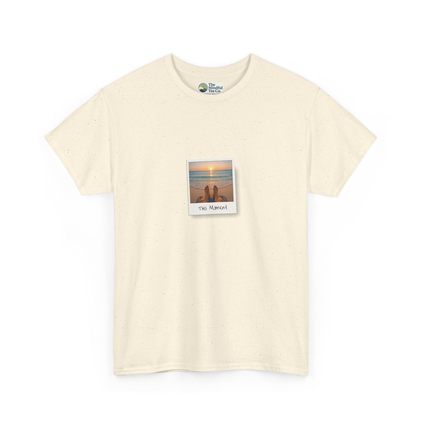 This Moment T-Shirt - Ocean Sunset Mindfulness Tee