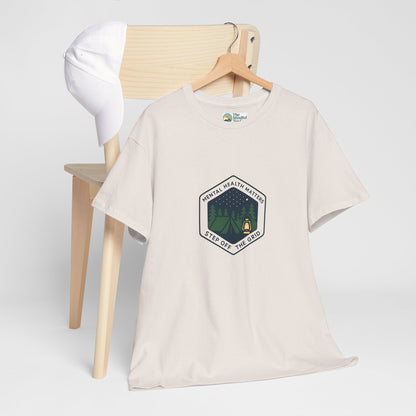 Step Off the Grid T-Shirt – Mental Health Matters Camping Tee