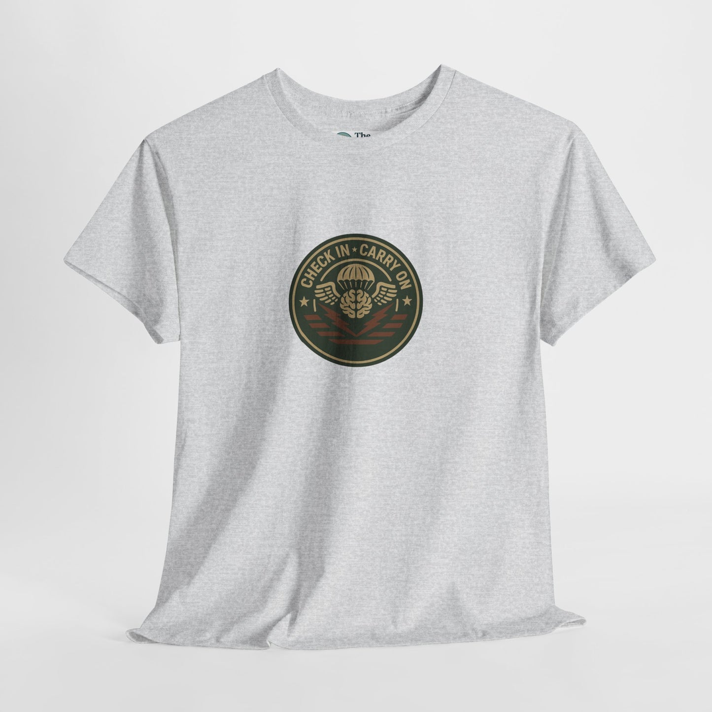 Check In, Carry On T-Shirt - Military Mental Health Tee