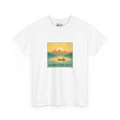 Witness the Quiet Canoe T-Shirt – Nature Mindfulness  Tee