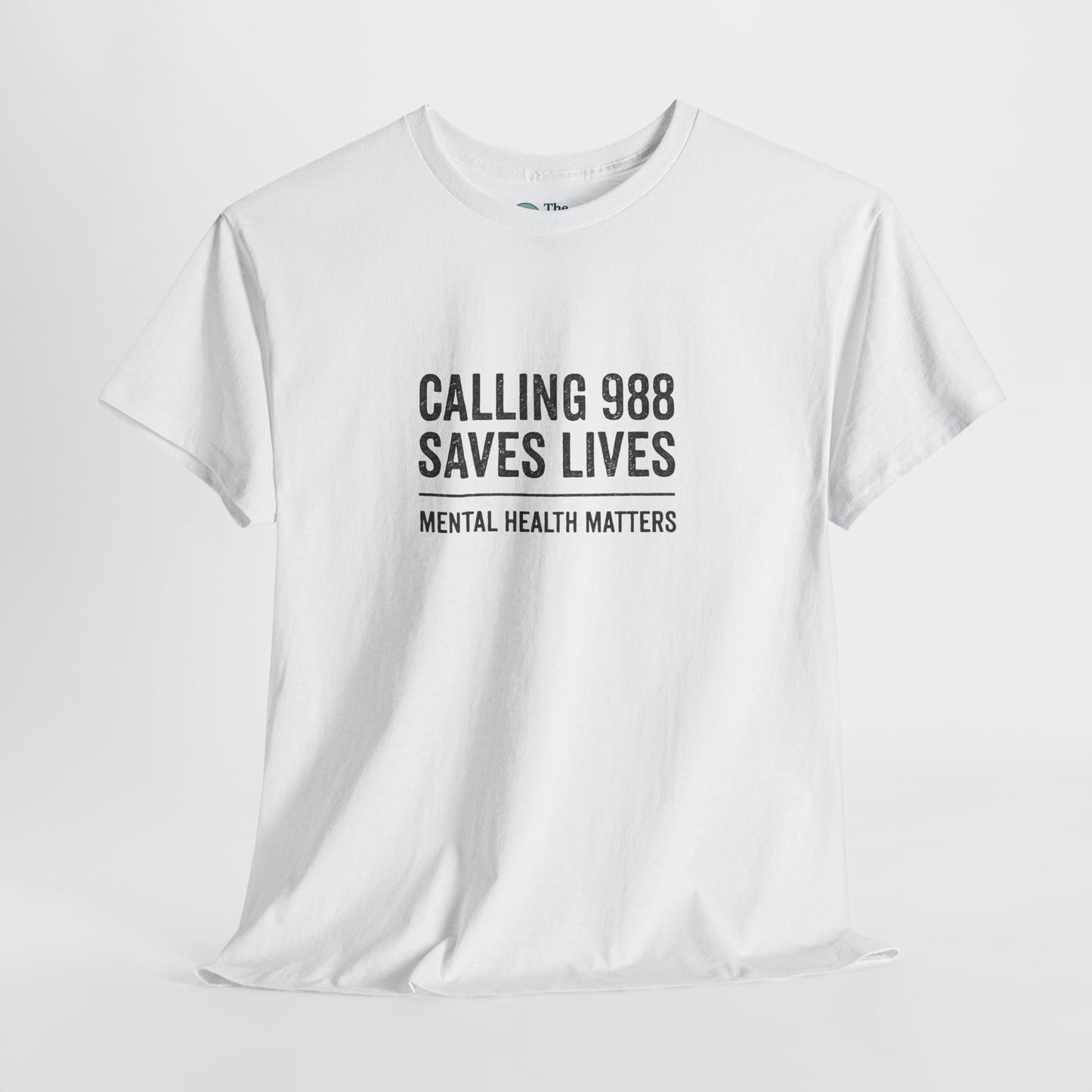 Calling 988 Saves Lives T-Shirt - Mental Health Awareness  Tee