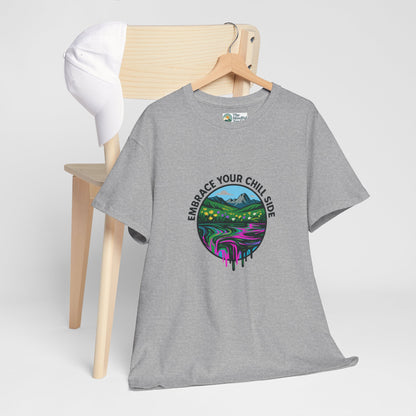 Embrace Your Chill Side T-Shirt - Alpine Meadow Meltdown Tee