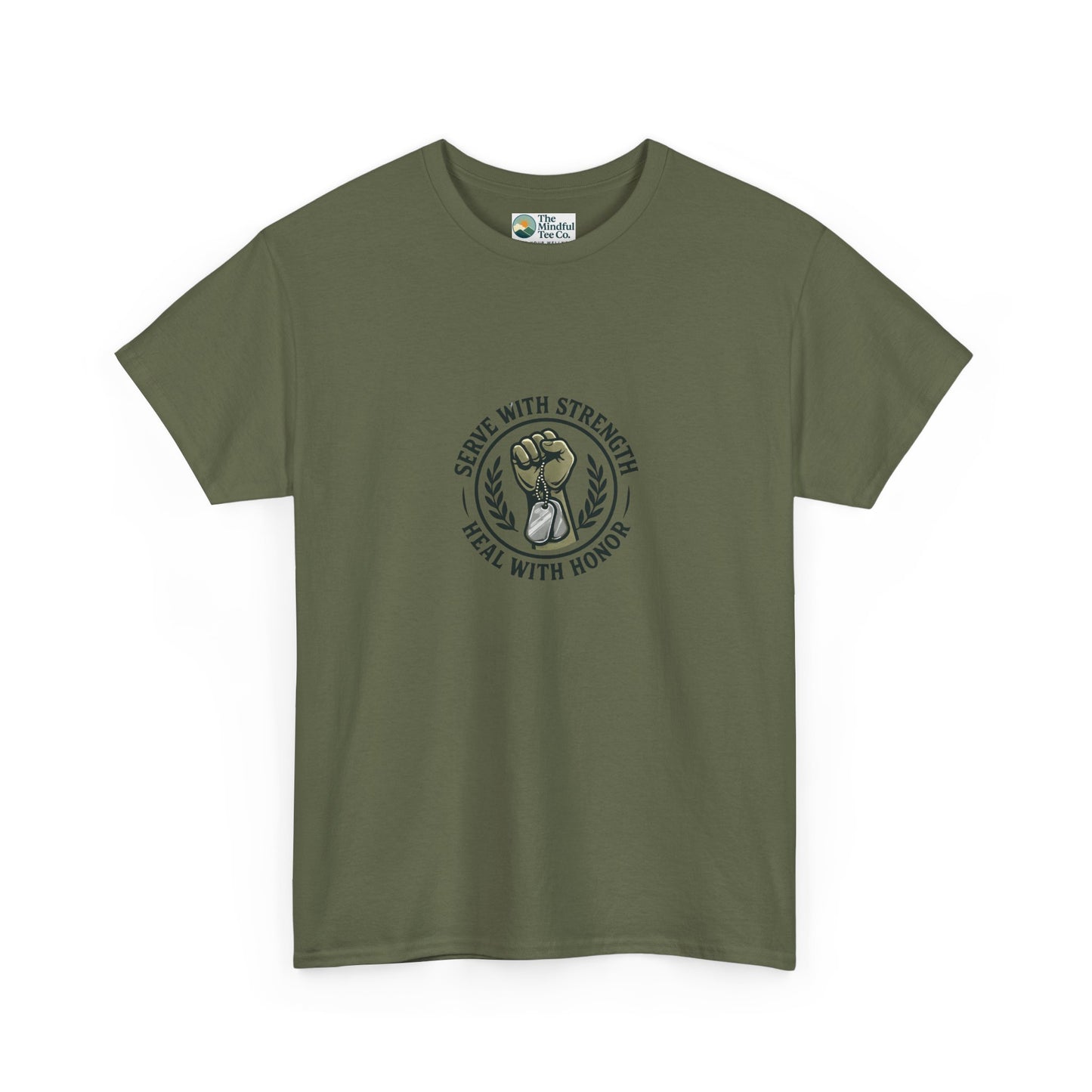 Serve with Strength T-Shirt – Military Mental Health Tee