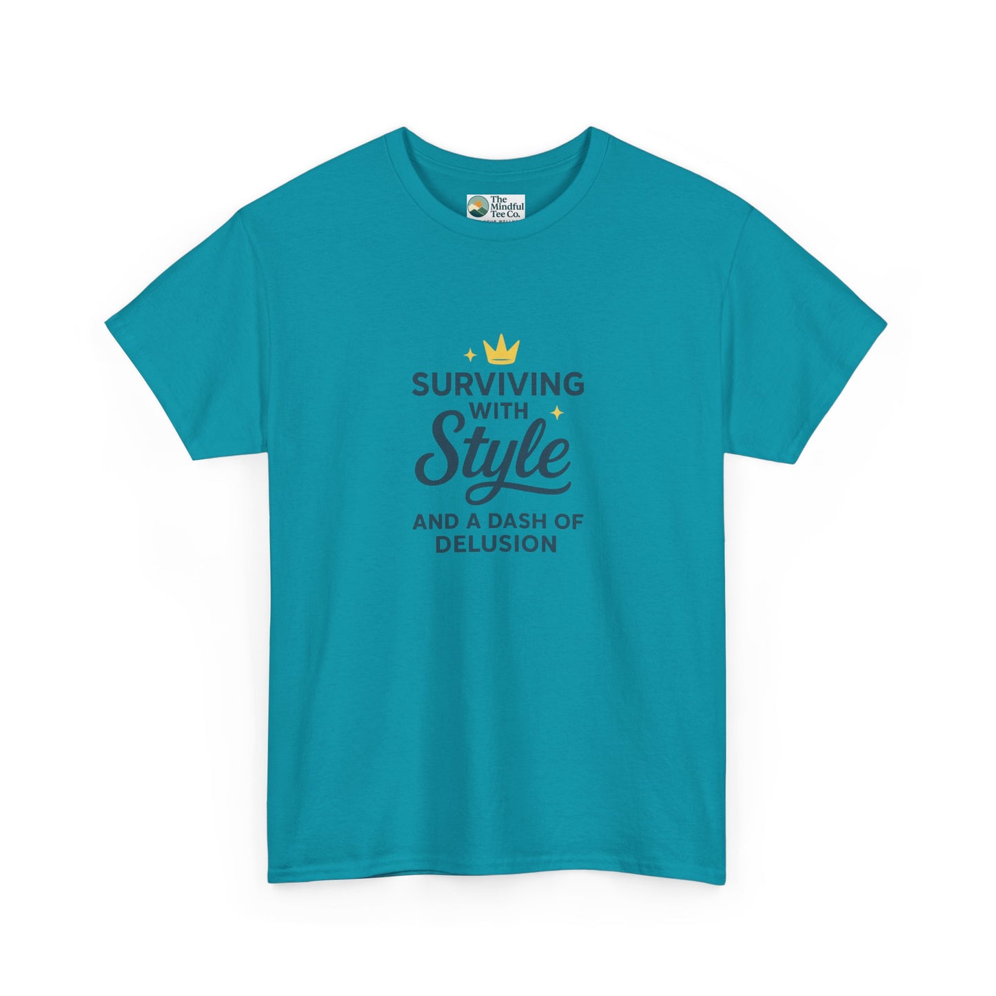 Surviving with Style T-Shirt – Mental Health & Self-Care Tee