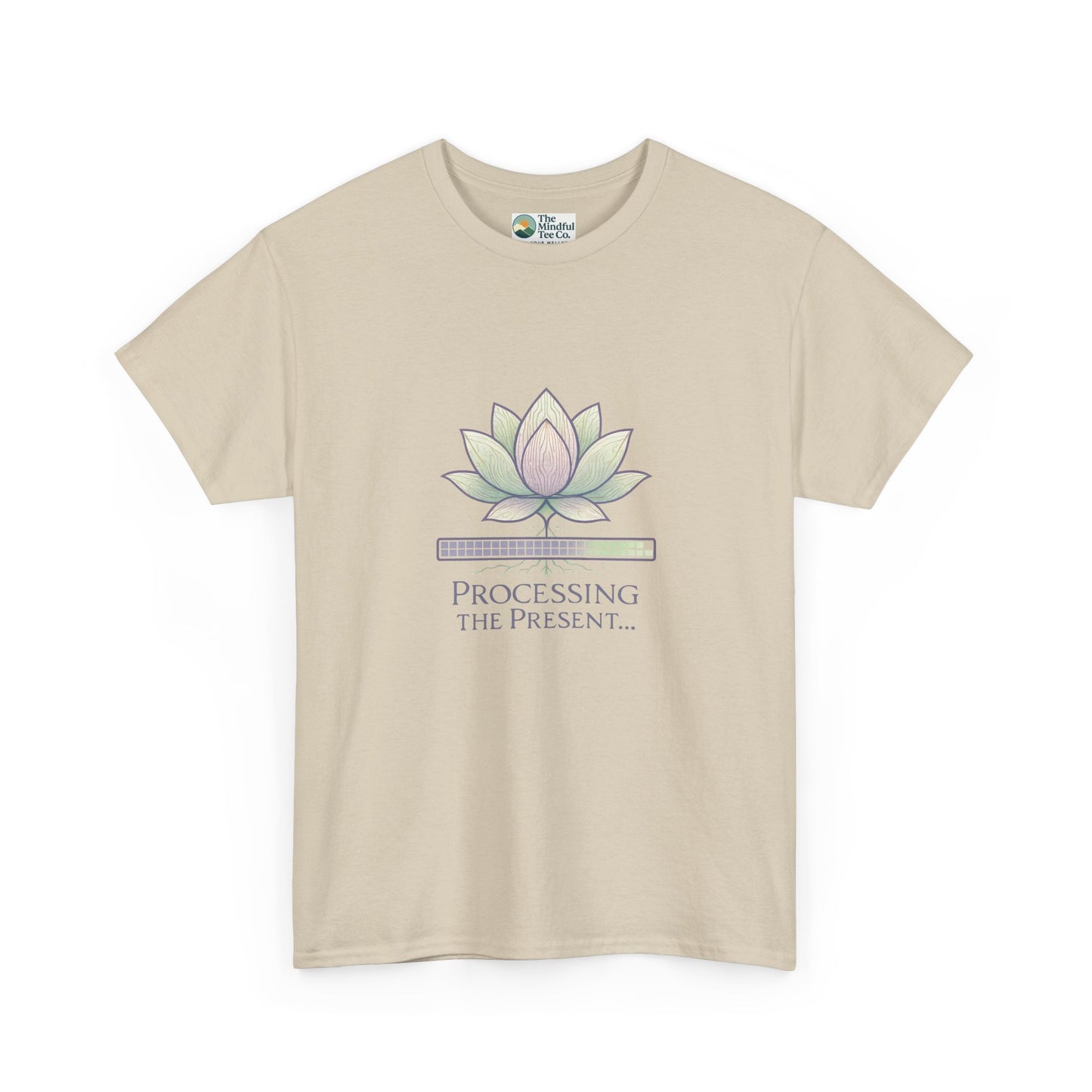 Processing the Present T-Shirt – Mindfulness & Balance Tee