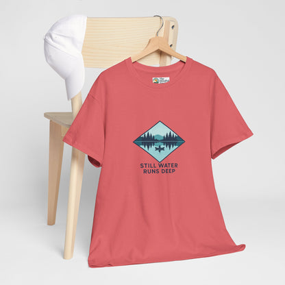 Still Water Runs Deep T-Shirt – Lake Reflection Mental Health Tee
