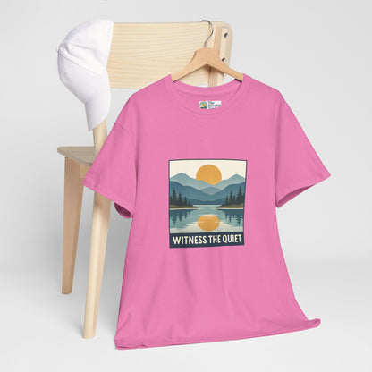 Witness the Quiet Sunset T-Shirt - Reflection Mindfulness Tee
