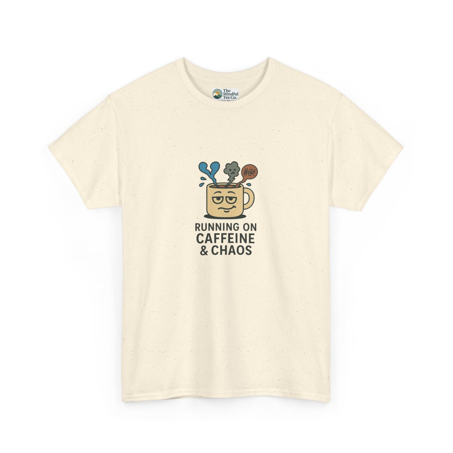 Running on Caffeine & Chaos T-Shirt – Funny Coffee Lover Tee