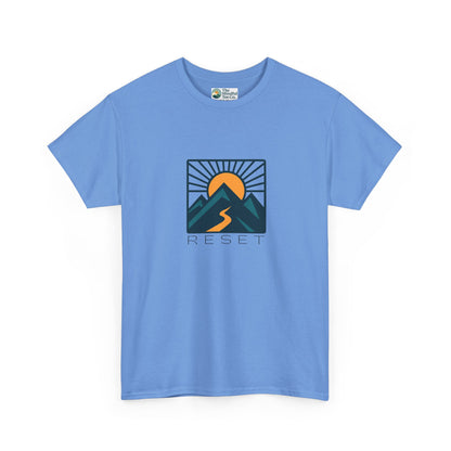 RESET T-Shirt – Motivational Sunrise Tee