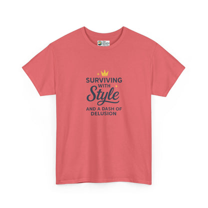 Surviving with Style T-Shirt – Mental Health & Self-Care Tee