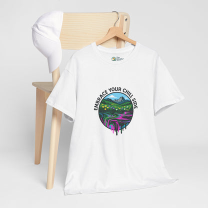 Embrace Your Chill Side T-Shirt - Alpine Meadow Meltdown Tee