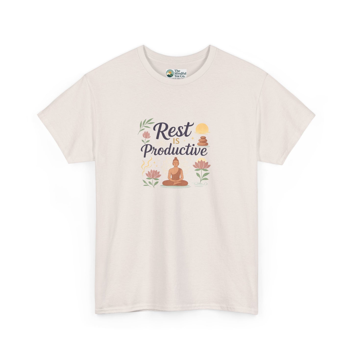 Rest Is Productive T-Shirt – Mindfulness & Meditation Tee